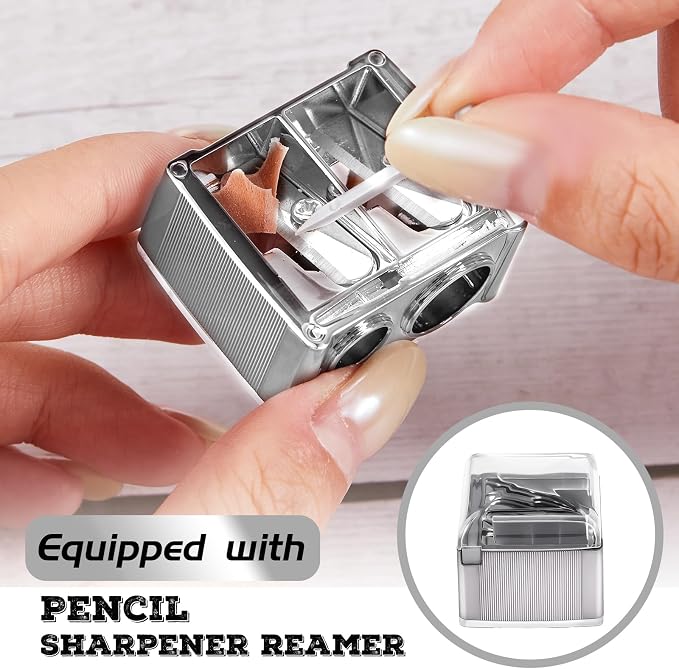 Chuangdi 5 Pack Makeup Pencil Sharpener Plastic Lip Liner Pencil Eyeliner - Image 4