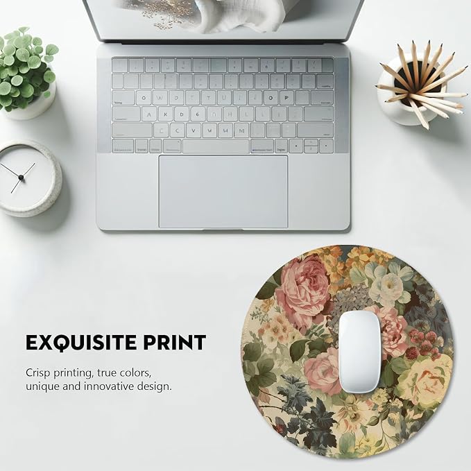 Elegant Watercolor Floral Mouse Pad - Image 6