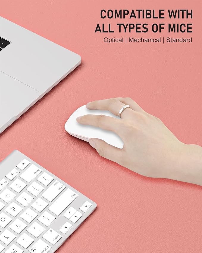 Desk Pad, 35.5" x 17" PU Leather Non-Slip Desk Mat Large Mouse Pad - Image 4