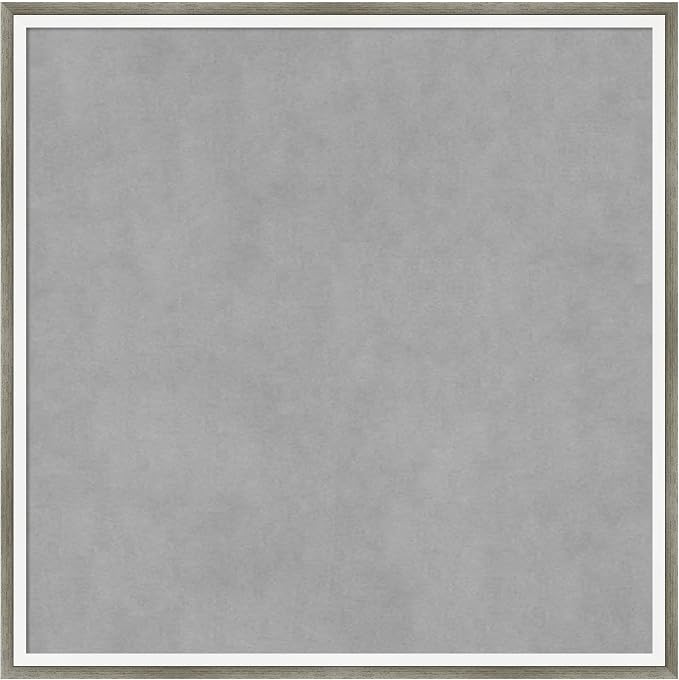 Amanti Art Silver Framed Magnetic Board 21x21 Medium Vision Board by AmantiArt