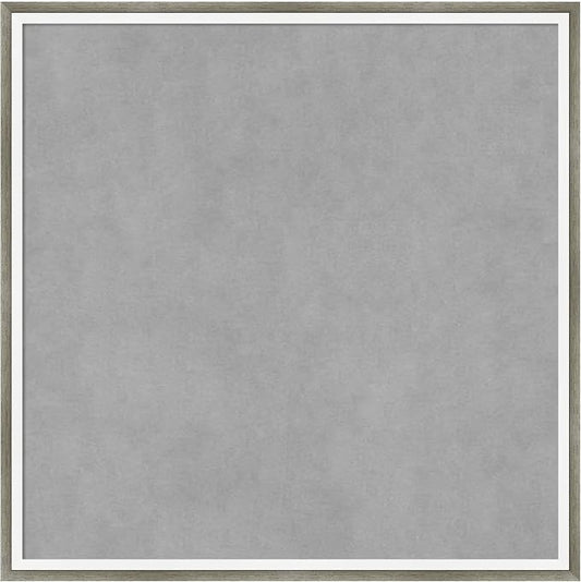 Amanti Art Silver Framed Magnetic Board 21x21 Medium Vision Board by AmantiArt