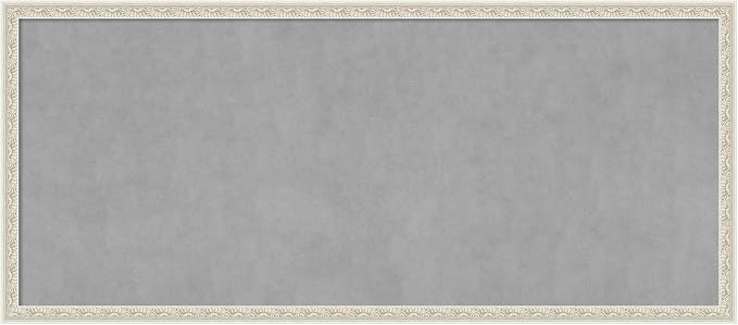 Amanti Art Silver Framed Magnetic Board 22x50 Oversize Vision Board by AmantiArt