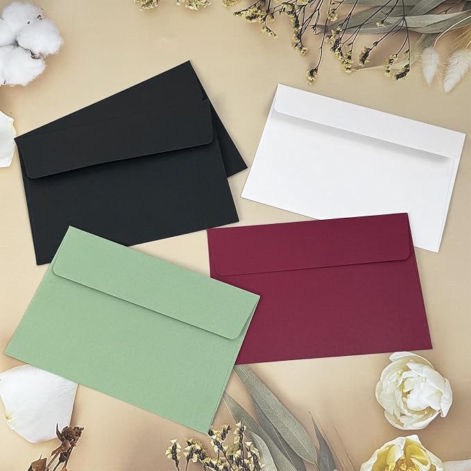 5x7 Envelopes For Invitation A7 Envelope white, 50 pack 5x7 card Envelopes Self - Image 4