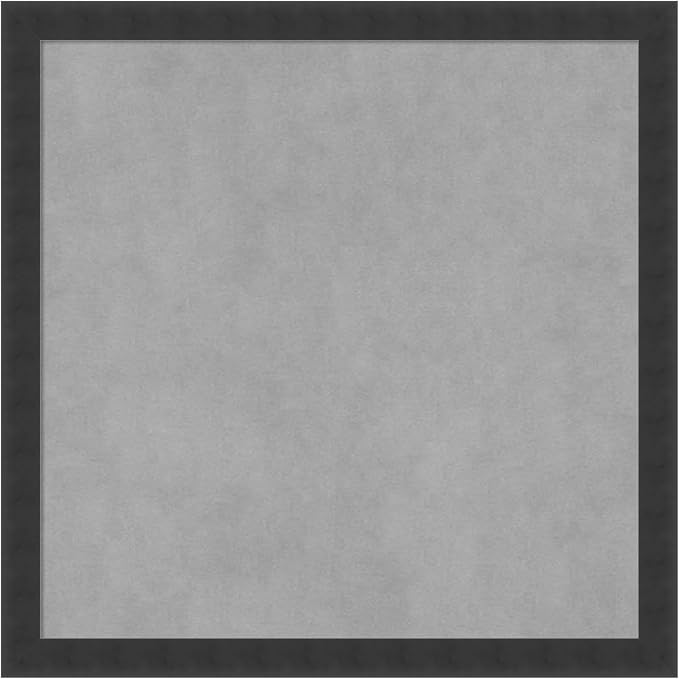 Amanti Art Black Framed Magnetic Board 22x22 Medium Vision Board by AmantiArt