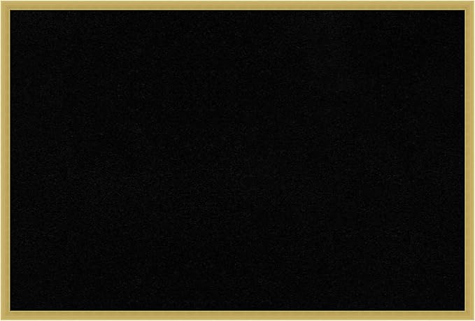 Amanti Art Black Cork Board for Wall, 25x37 Vision Board with Gold Wood Frame, Large Corkboard Office Decor for Home Organization, Modern Contemporary Corkboard Pinboard to display items for home-DeskLoop Office