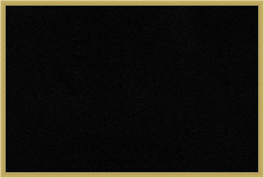 Amanti Art Black Cork Board for Wall, 25x37 Vision Board with Gold Wood Frame, Large Corkboard Office Decor for Home Organization, Modern Contemporary Corkboard Pinboard to display items for home-DeskLoop Office