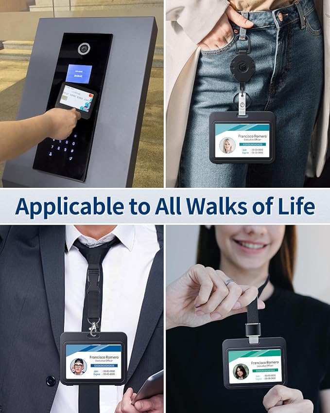 Uniclife 1 Pack ID Badge Holder - Image 6