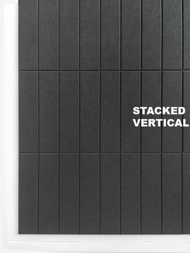 Large Cork Board Alternative - 12-Pack Felt Wall Tiles with Safe Removable Adhesive Tabs, Cork Wall Tiles Bulletin Board Home Office Essentials - Black-DeskLoop Office