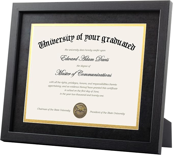 upsimples 11x14 Diploma Frame Certificate Degree Document Frame - Image 3