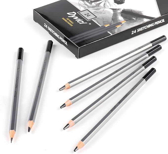 Dyvicl Professional Drawing Sketching Pencil Set - Image 3