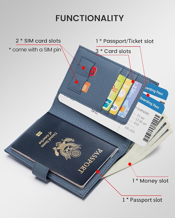 Karmiir RFID Slim Passport Holder - Image 2