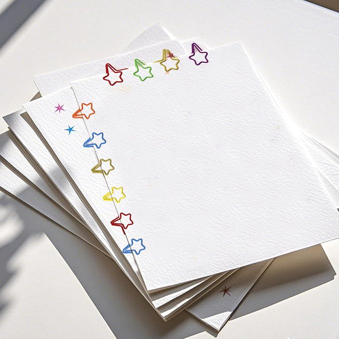 50 Pcs Star-Shaped Paper Clips – Gifts - Image 6