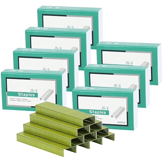 MultiBey 7 Pack Yellow 26/6 Staples by MultiBey