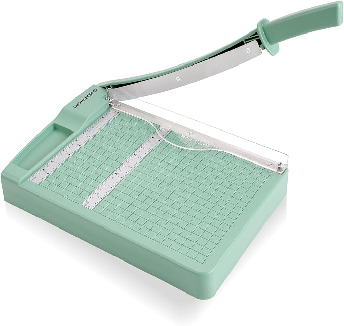 12" Heavy Duty Guillotine Paper Cutter – Professional Paper Trimmer by DIAPHANORNIS