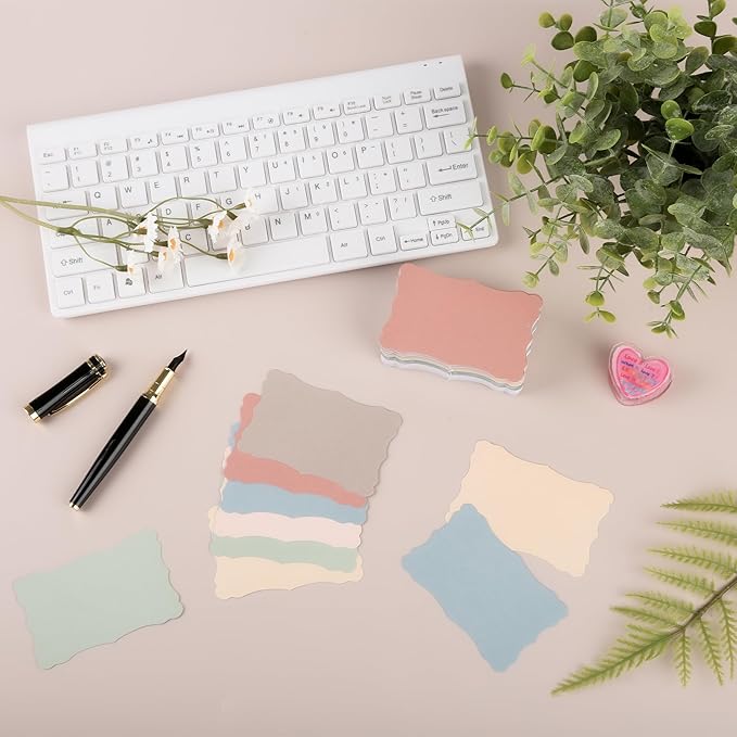 144 Pcs Small Business Cards Mini Size, Blank Note Gift Cards - Image 4