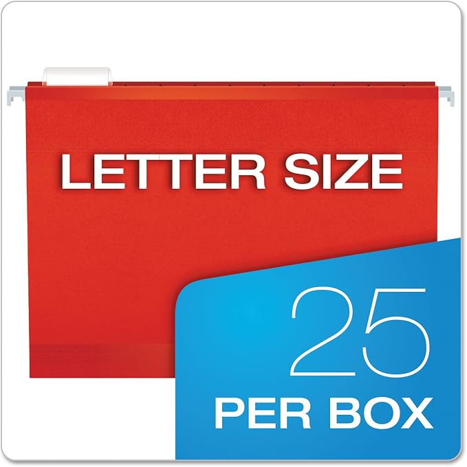 Pendaflex Reinforced Hanging File Folders, Letter Size, 1/5 Cut - Image 6
