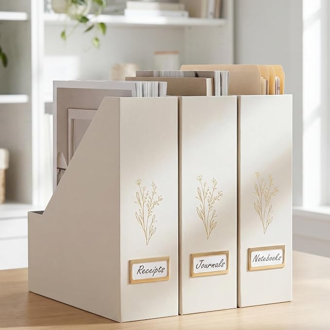 Beautiful Magazine Holder Set of 3 - Image 9