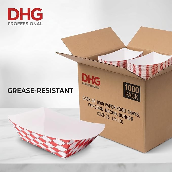 Case of 1000 Paper Food Trays - Image 2