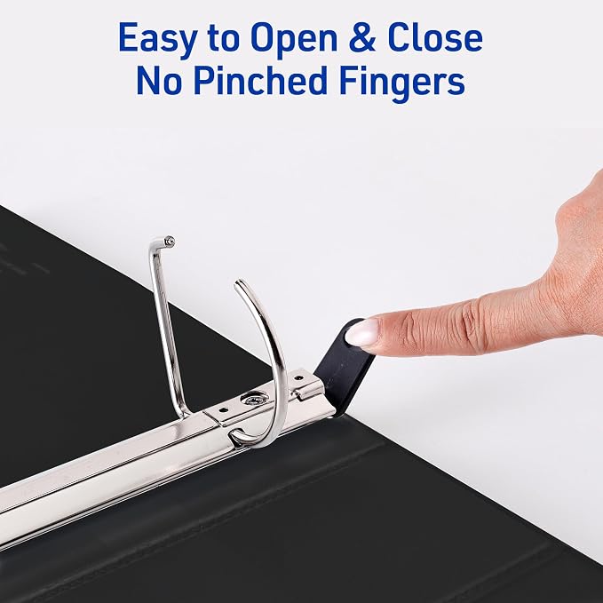 Avery Heavy-Duty View 3 Ring Binders, 2 Inch One Touch Slant Rings, 2.8 Inch - Image 3