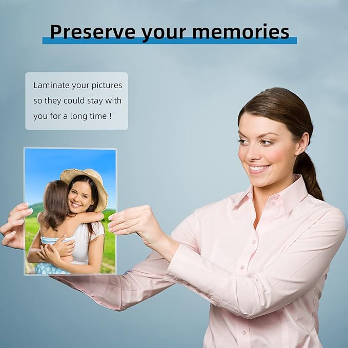 Uinkit 4 Mil 100 Pack Legal Size Thermal Laminating Pouches, 9x14.5-Inches, Clear Glossy Lamination Sheets Laminator Pockets-DeskLoop Office