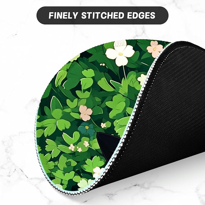 ITNRSIIET Round Mouse Pad with Stitched Edge Premium-Textured Waterproof - Image 4