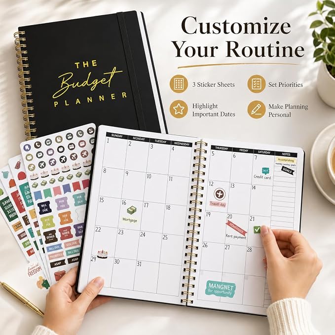 Budget Planner Account Book Monthly Expense Tracker, Saving & Debt Tracker - Image 2