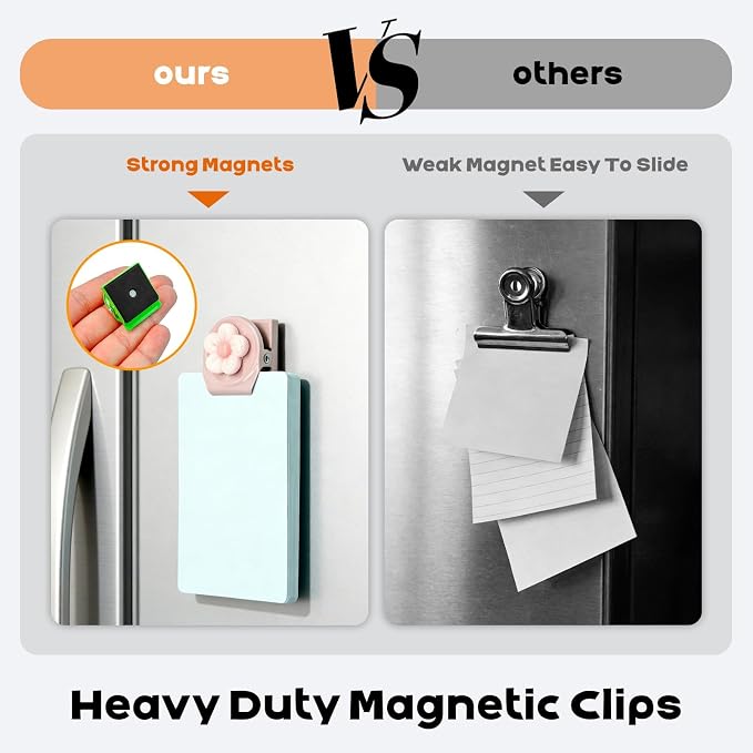 Decorative Magnetic Clips with Strong Magnets, Magnet Clips - Image 4