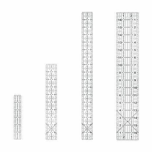 Sewing Rulers Quilting Ruler, Acrylic Quilting Templates, Sewing Tools by Imgetto