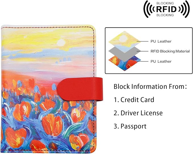 Melsbrinna RFID Passport Holder - Image 4