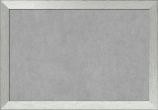 Amanti Art Silver Framed Magnetic Board 28x40 Large Vision Board by AmantiArt