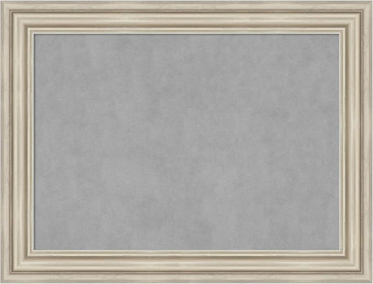 Amanti Art Silver Framed Magnetic Board 26x34 Medium Vision Board by AmantiArt