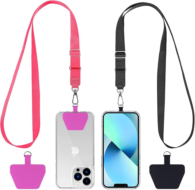 CACOE Phone Lanyard 2 Pcs Adjustable Neck Strap, Universal Crossbody by CACOE
