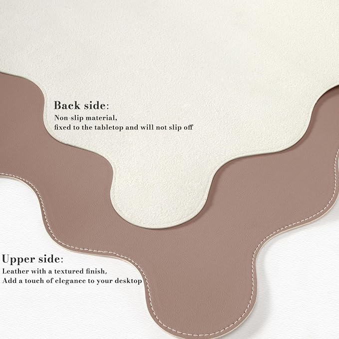 iCasso Leather Desk Pad, Extra Large Mouse Pad - Image 2