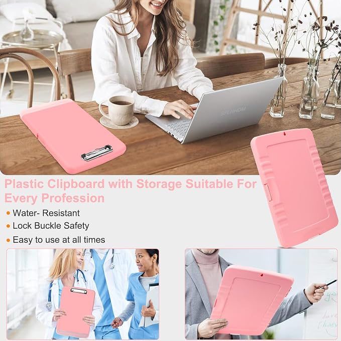 SFLHHDM Clipboard with Pen Holder, Legal Size Nursing Clipboards with Storage - Image 8