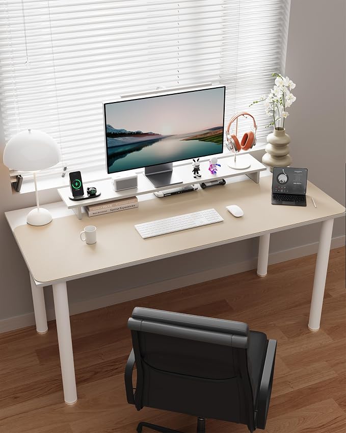 YSAGi Double-Sided Desk Pad, Leather Desk Mat, Eco Cork Desk Pad Protector - Image 9