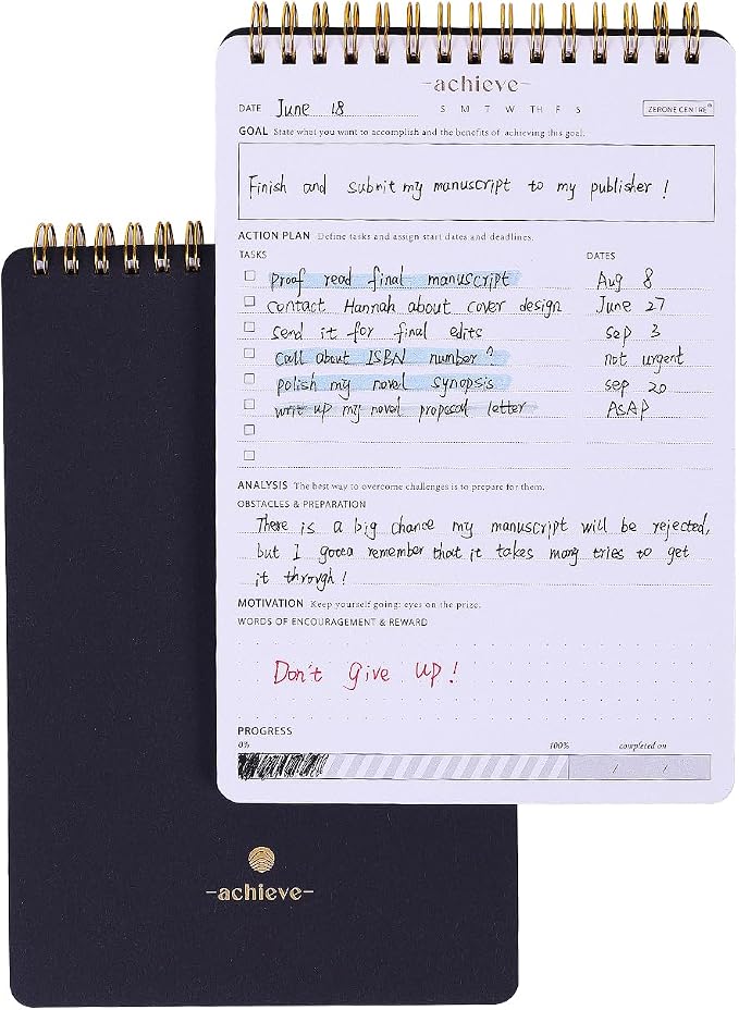 Goal Planning Notepad by ZeroneCentre