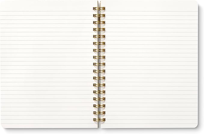 Compendium Spiral Notebook – Good Things Are Always Beginning – A Designer Spiral Notebook with 192 Lined Pages, College Ruled, 7.0”W x 9.25”H-DeskLoop Office