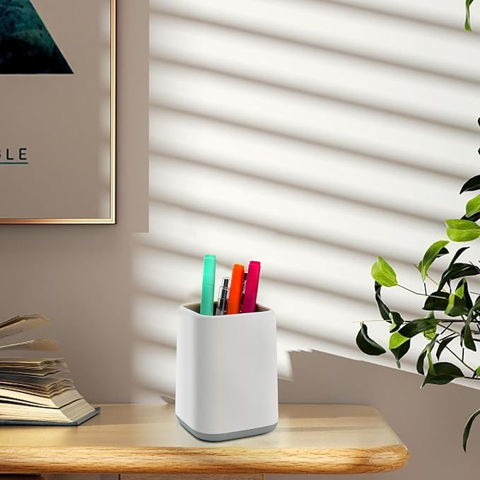 ZUFECY Pen Holder Stand for Desk, Scandinavian Design Desk Organizer Makeup - Image 4