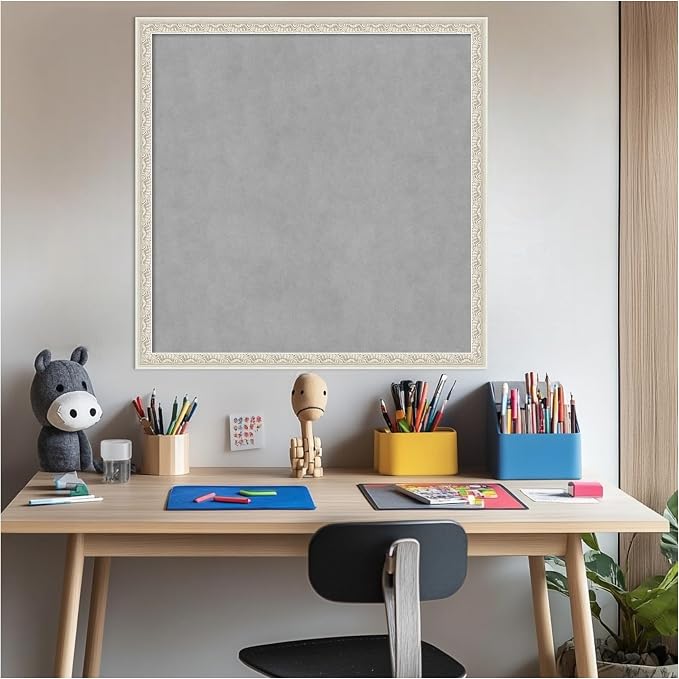 Amanti Art Silver Framed Magnetic Board 26x26 Medium Vision Board - Image 6