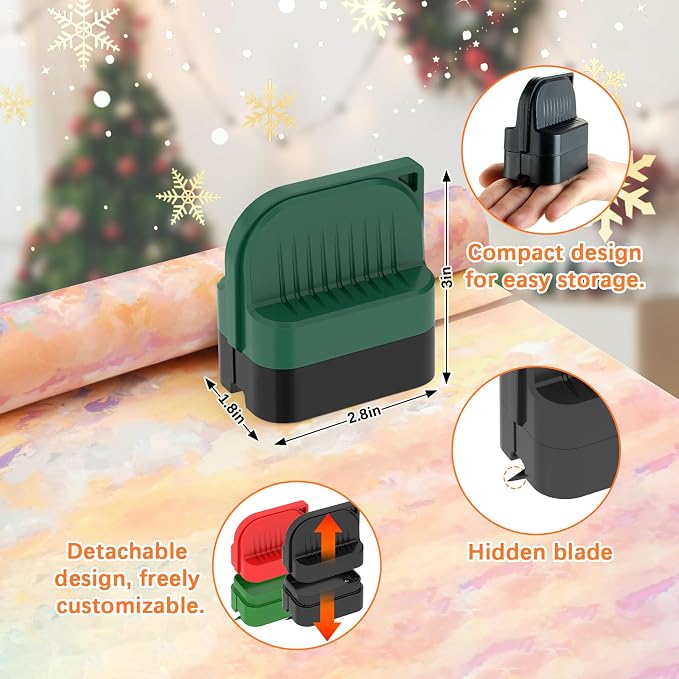 LIZAAL 2-Pack Wrapping Paper Cutter - Image 3