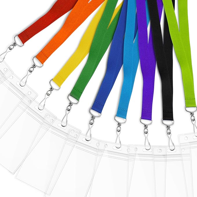 100-Pack Purple Breakaway Lanyards - Image 6