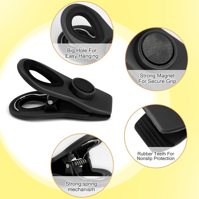 TACGEA Chip Clips, Magnetic Bag Clips - Image 5