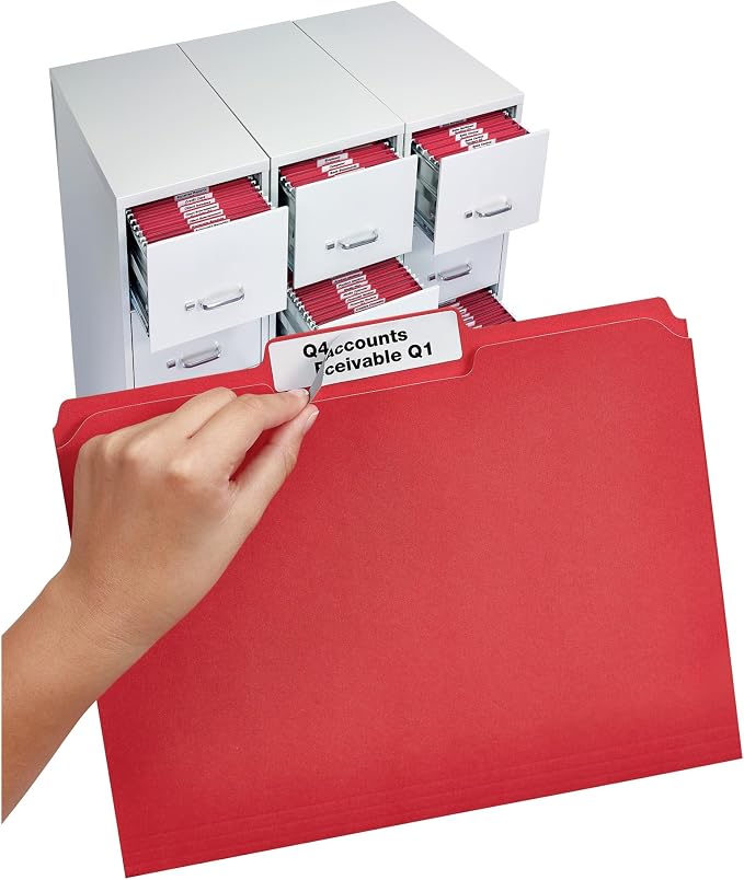 Avery TrueBlock Extra Large File Folder Labels, 15/16" x 3-7/16", 450 Printable - Image 9