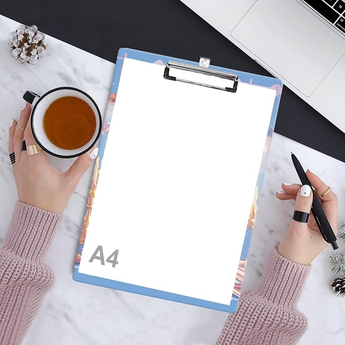 Fashion Clipboard, A4 Letter Size Wooden Decorative Clipboards - Image 7
