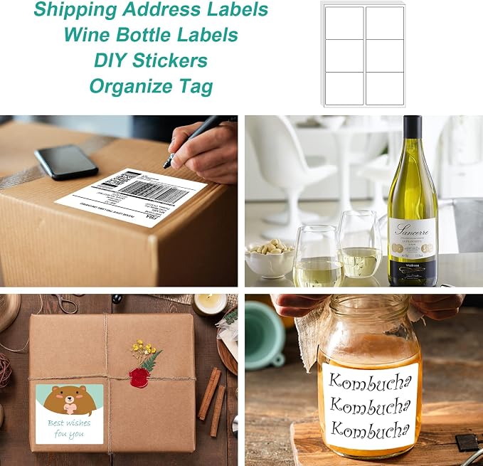 MFLABEL 3-1/3" x 4" Shipping Address Labels, 18000 Labels - Image 5