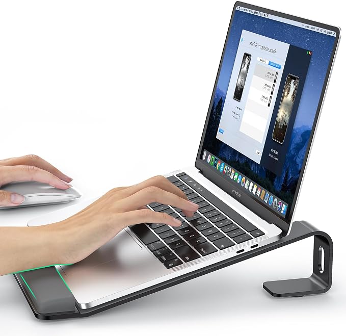 LOXP Laptop Stand for Desk, Metal Laptop Stand by LOXP