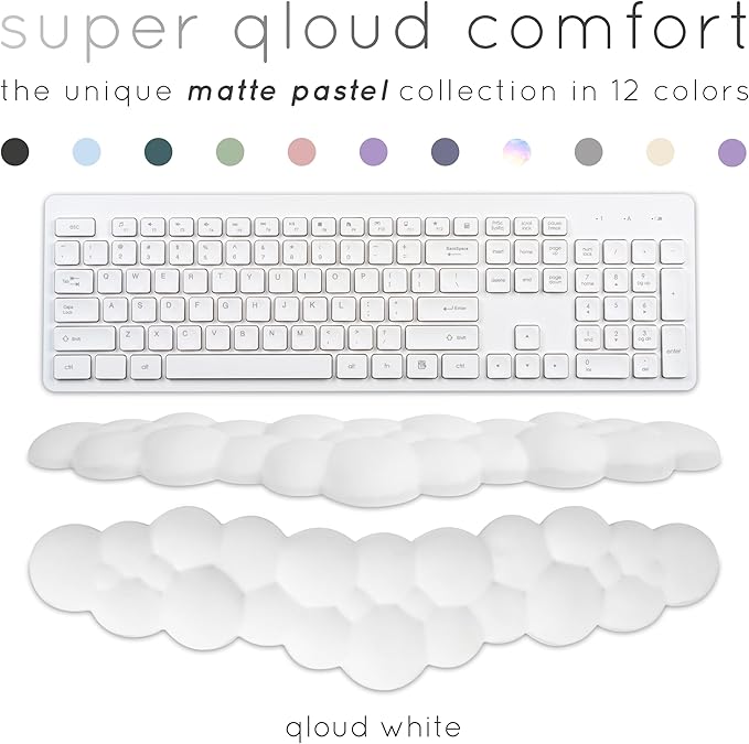 Cloud Keyboard Wrist Rest – Create-ables Qloud Cloud Wrist Rest - Image 2