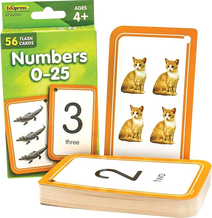 Teacher Created Resources Numbers 0–25 Flash Cards - Image 3