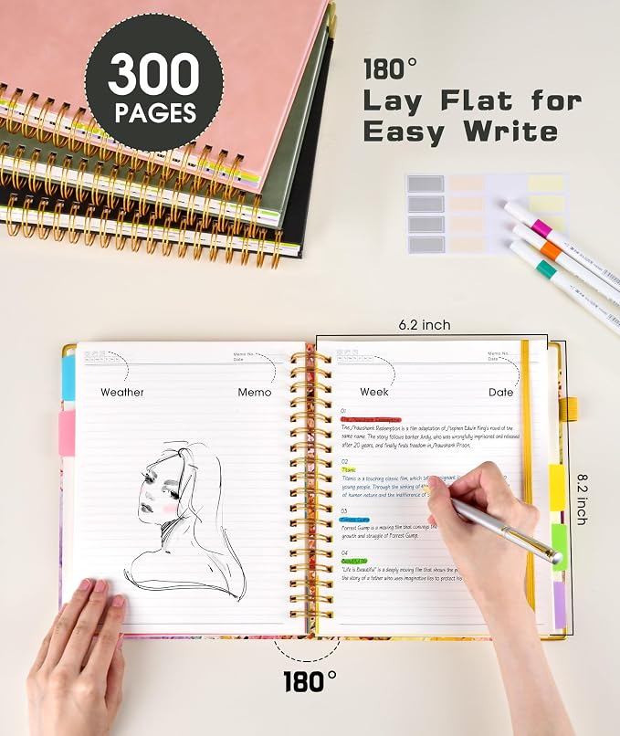 Hardcover Spiral Notebook journal - Image 6