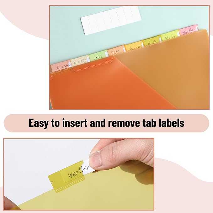 Mr. Pen- Binder Dividers with Pockets and Tabs, 16 Pack | Colorful, 3 Ring - Image 5